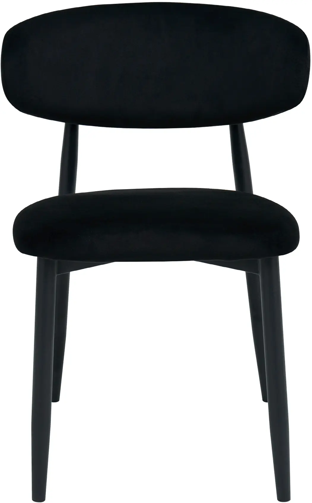 Стул DP Meridian HLR66 Бархат (Black) - 2