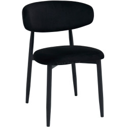 Стул DP Meridian HLR66 Бархат (Black)