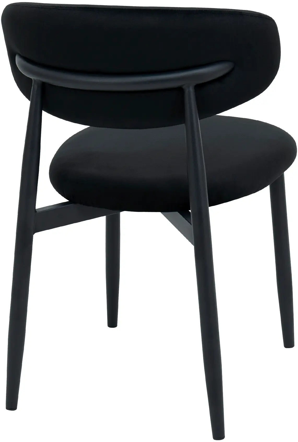 Стул DP Meridian HLR66 Бархат (Black) - 4