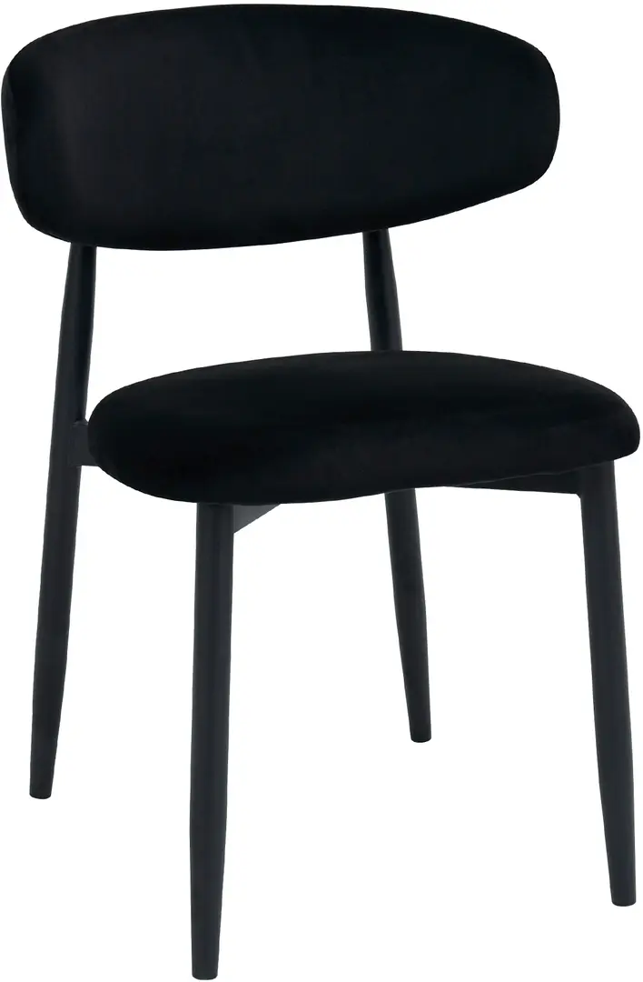 Стул DP Meridian HLR66 Бархат (Black)