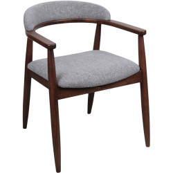 Стул DP Midas SD207-6/5544 (Light Grey/Walnut)
