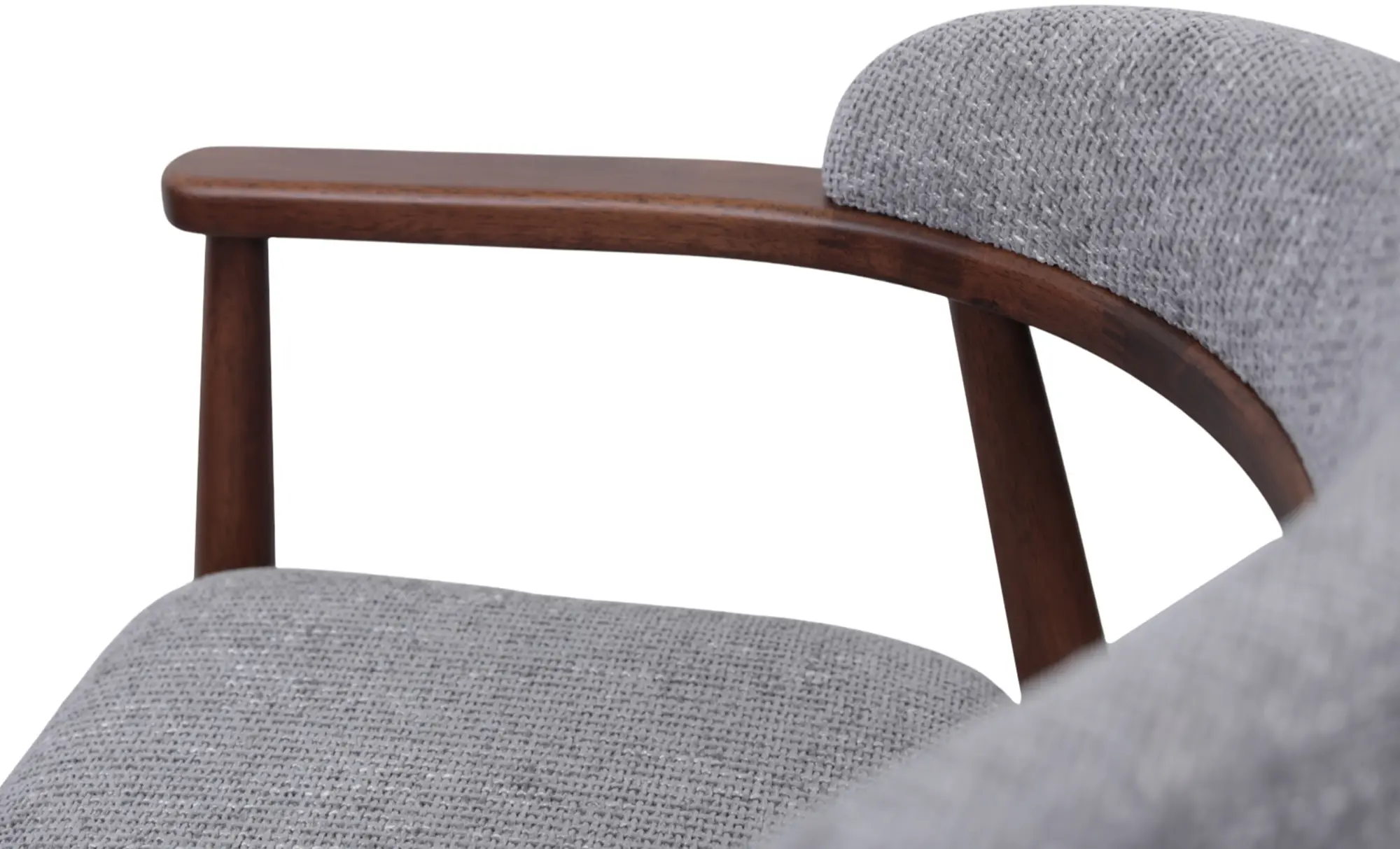 Стул DP Midas SD207-6/5544 (Light Grey/Walnut) - 6