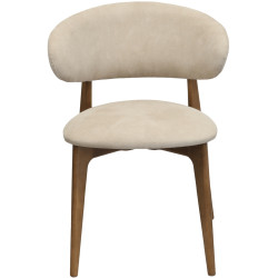 Scaun DP Roses Mustang Krem (Cream/Oak) Thumb