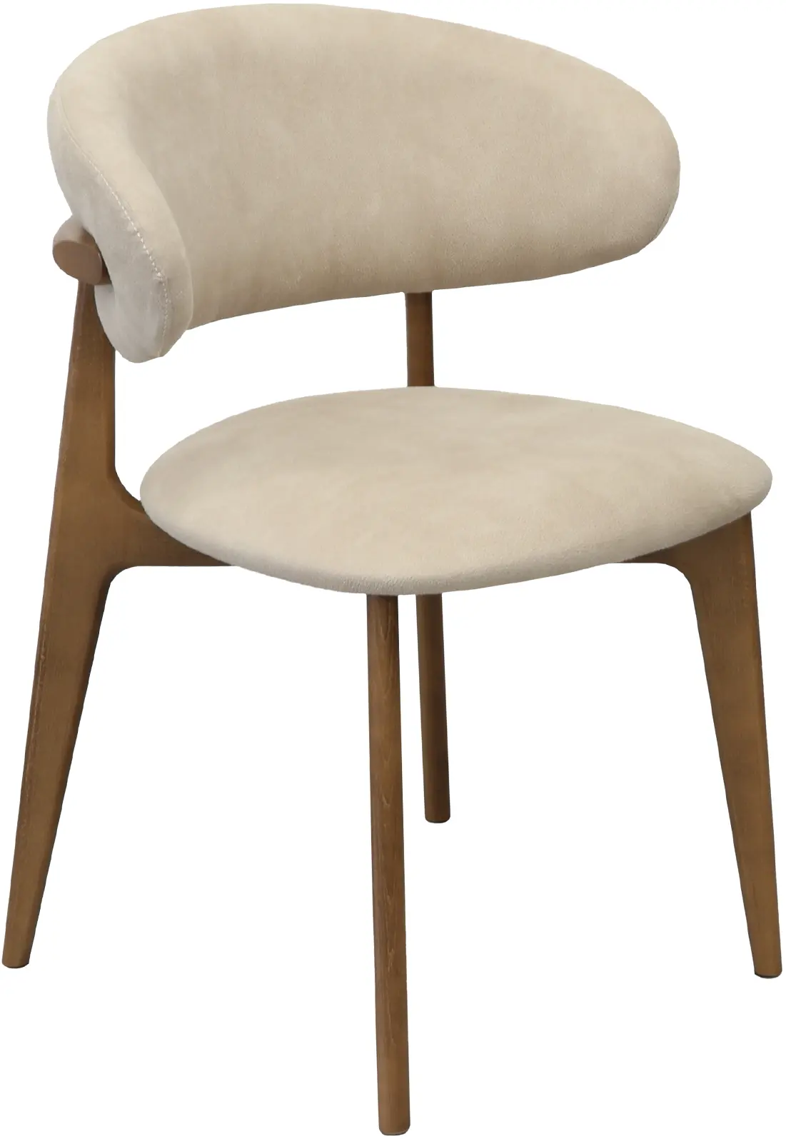 Scaun DP Roses Mustang Krem (Cream/Oak) - 3