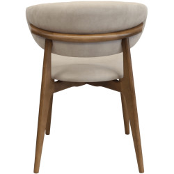 Scaun DP Roses Mustang Krem (Cream/Oak) Thumb