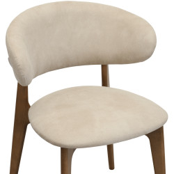 Scaun DP Roses Mustang Krem (Cream/Oak) Thumb