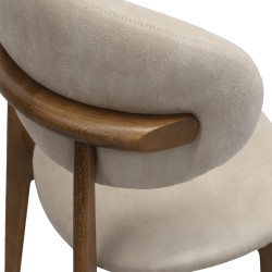 Scaun DP Roses Mustang Krem (Cream/Oak) Thumb