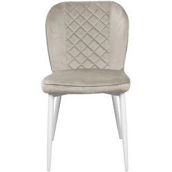 Стул DP Tusk HLR7 Бархат (Camel/White) Thumb