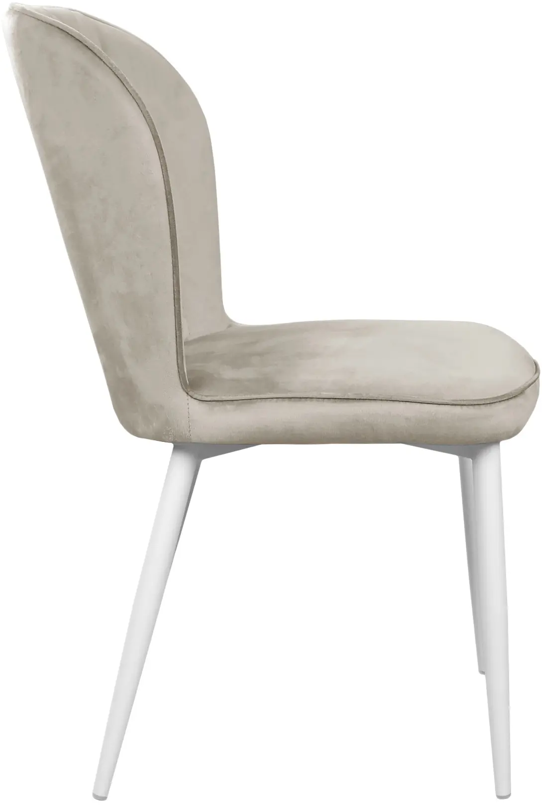 Стул DP Tusk HLR7 Бархат (Camel/White) - 3