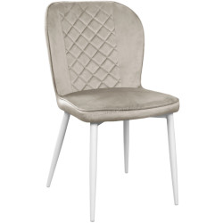 Стул DP Tusk HLR7 Бархат (Camel/White)