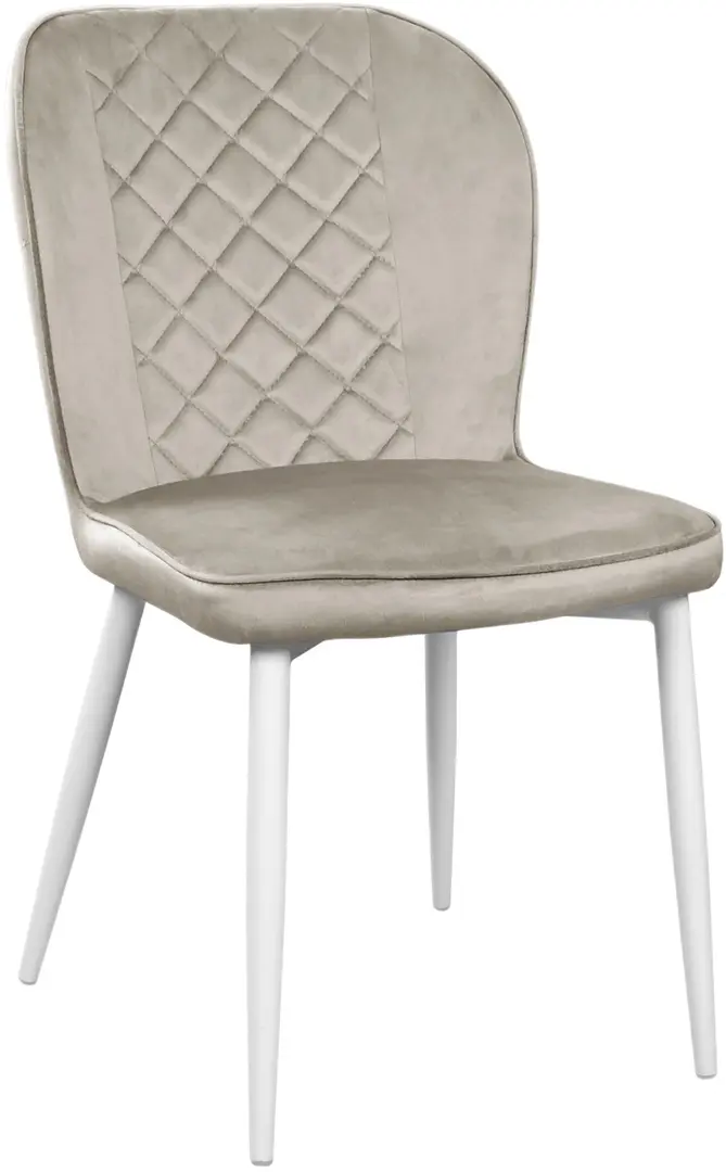 Стул DP Tusk HLR7 Бархат (Camel/White)