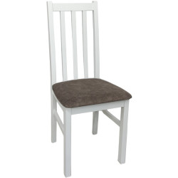 Стул Drewmix BOS 10 25B (White/Brown) Thumb