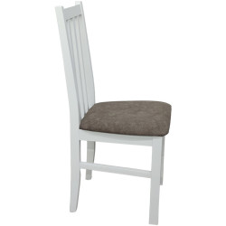 Стул Drewmix BOS 10 25B (White/Brown) Thumb