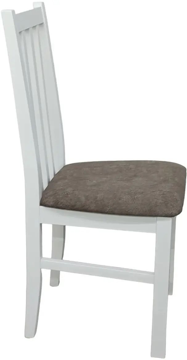 Стул Drewmix BOS 10 25B (White/Brown) - 3