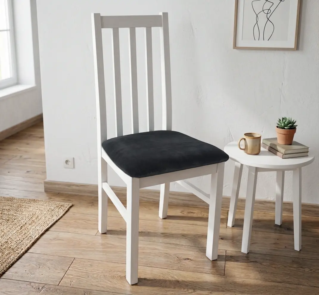 Стул Drewmix BOS 10 28B (White/Black)