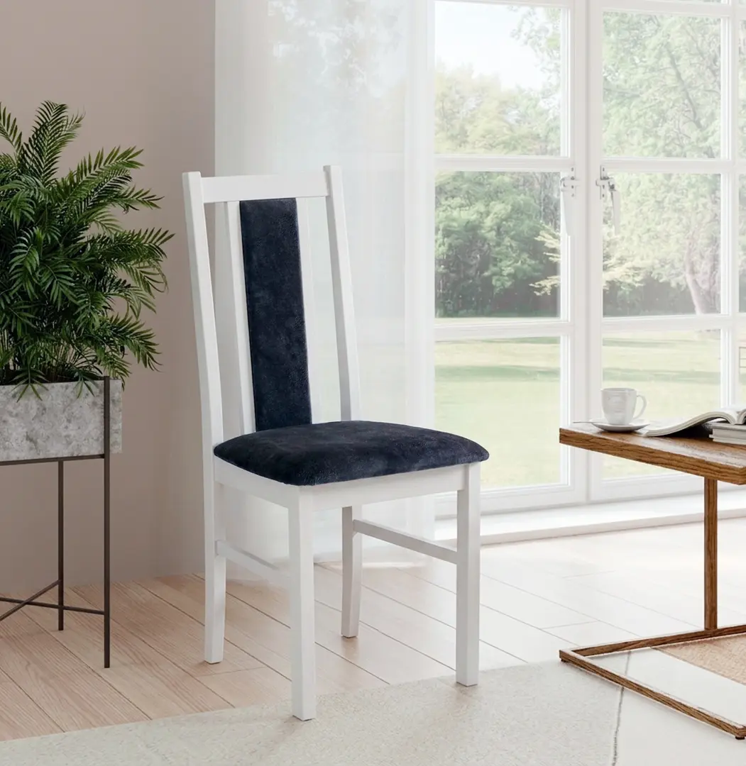Стул Drewmix BOS 14 24B (White/Black)
