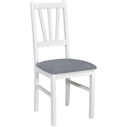 Стул Drewmix BOS 5 1B (White/Grey) Thumb