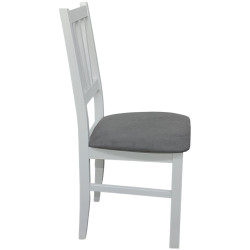 Стул Drewmix BOS 5 1B (White/Grey) Thumb