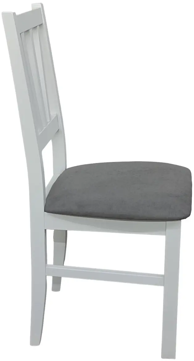 Стул Drewmix BOS 5 1B (White/Grey) - 3
