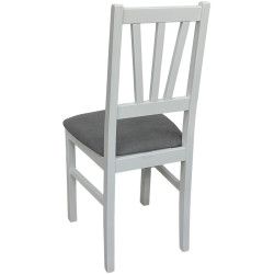 Стул Drewmix BOS 5 1B (White/Grey) Thumb