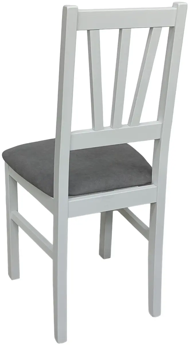 Стул Drewmix BOS 5 1B (White/Grey) - 4
