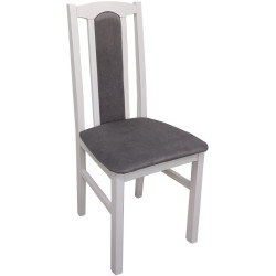 Стул Drewmix BOS 7 20B (White/Grey) Thumb