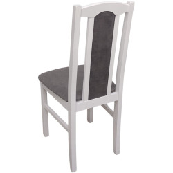 Стул Drewmix BOS 7 20B (White/Grey) Thumb