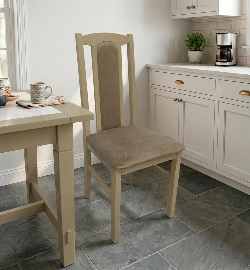 Стул Drewmix BOS 7 21B (Sonoma Oak/Beige)