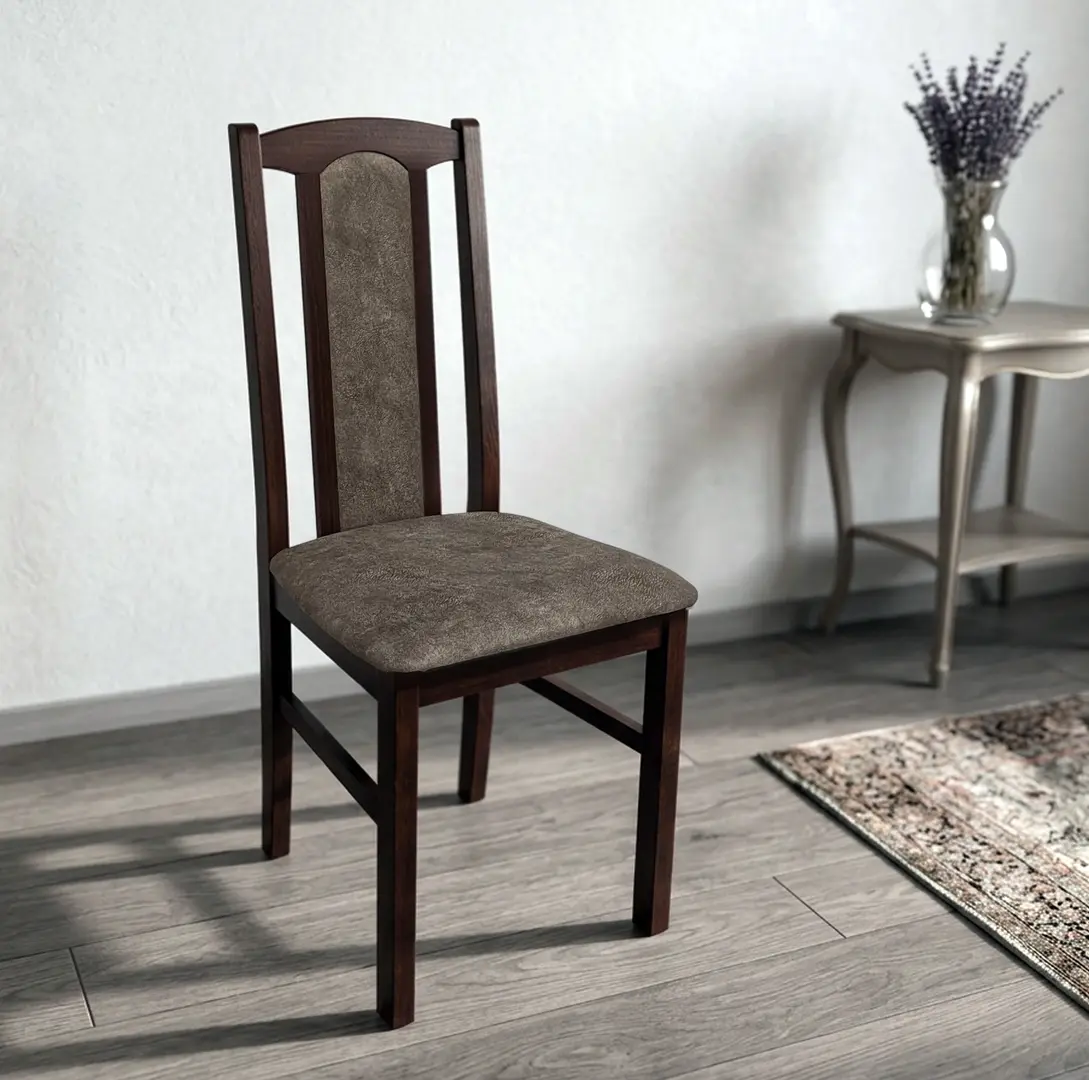 Стул Drewmix BOS 7 25B (Walnut/Brown)