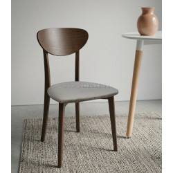 Scaun Drewmix Hugo 7 30A (Walnut/Grey)