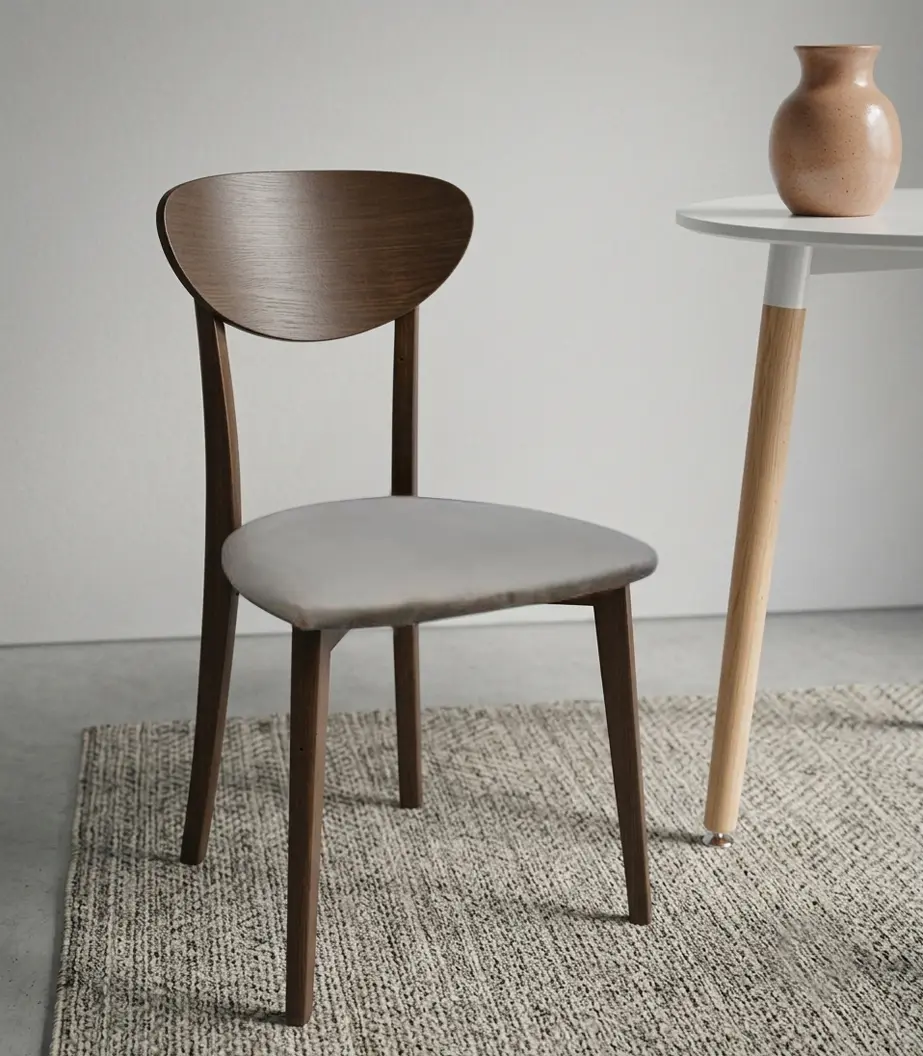 Scaun Drewmix Hugo 7 30A (Walnut/Grey)