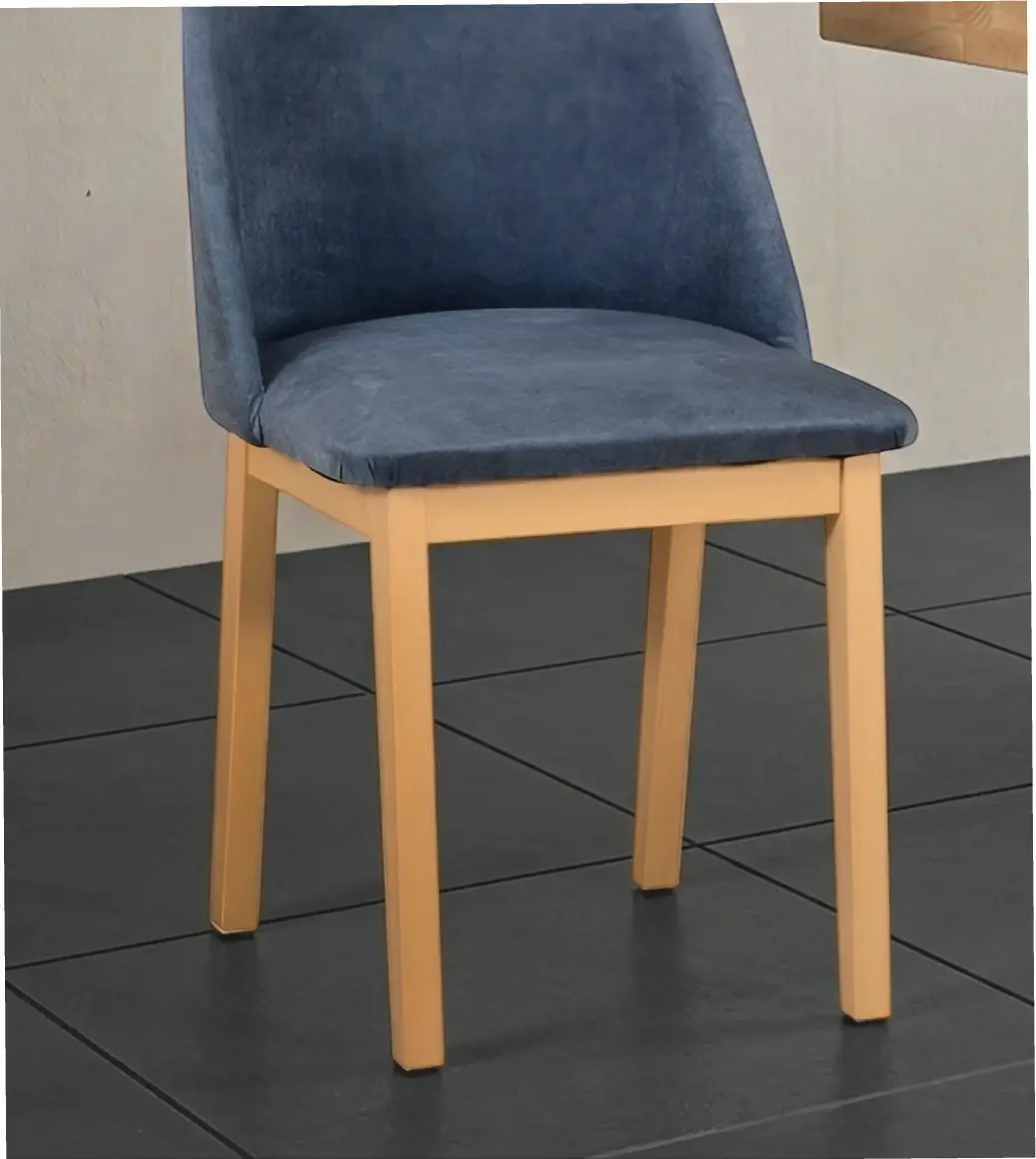 Стул Drewmix Monti 1 18B (Beech/Blue) - 3