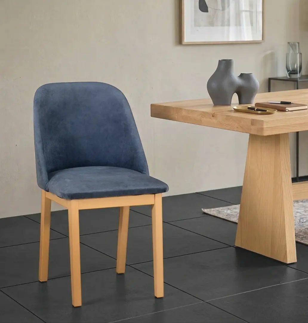 Стул Drewmix Monti 1 18B (Beech/Blue)