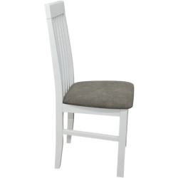 Стул Drewmix Nilo 1 25B (White/Brown) Thumb