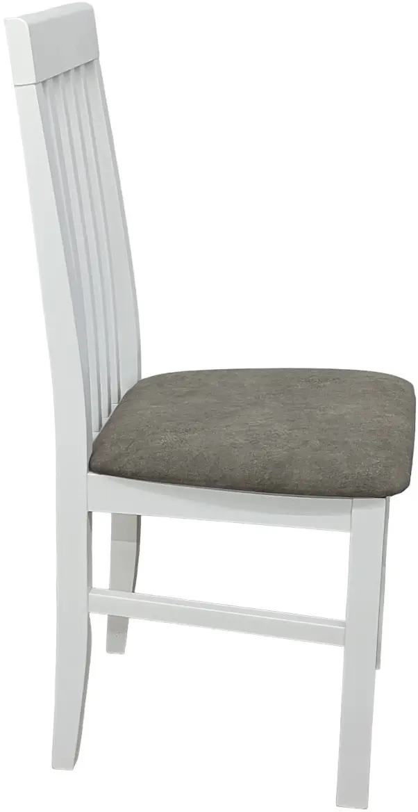 Стул Drewmix Nilo 1 25B (White/Brown) - 3