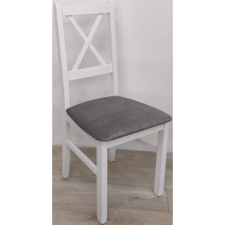 Стул Drewmix Nilo 10 20B (White/Grey) Thumb