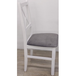 Стул Drewmix Nilo 10 20B (White/Grey) Thumb