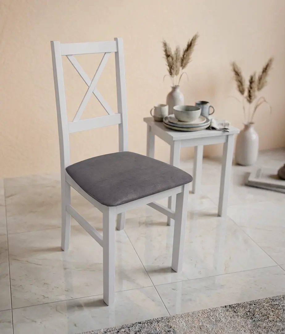 Стул Drewmix Nilo 10 20B (White/Grey)