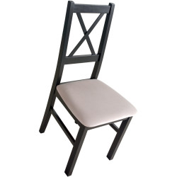 Стул Drewmix Nilo 10 26B (Black/Cream) Thumb