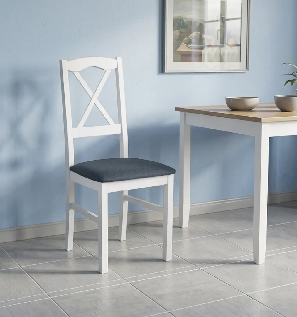 Стул Drewmix Nilo 11 20B (White/Grey)