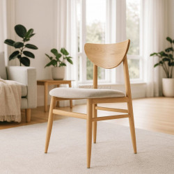 Стул Mebel Elite Braga (Beige/Oak)