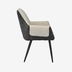 Стул Evelin QT-227B UF885-13/UF885-15 (Light Grey/Dark Grey) Thumb