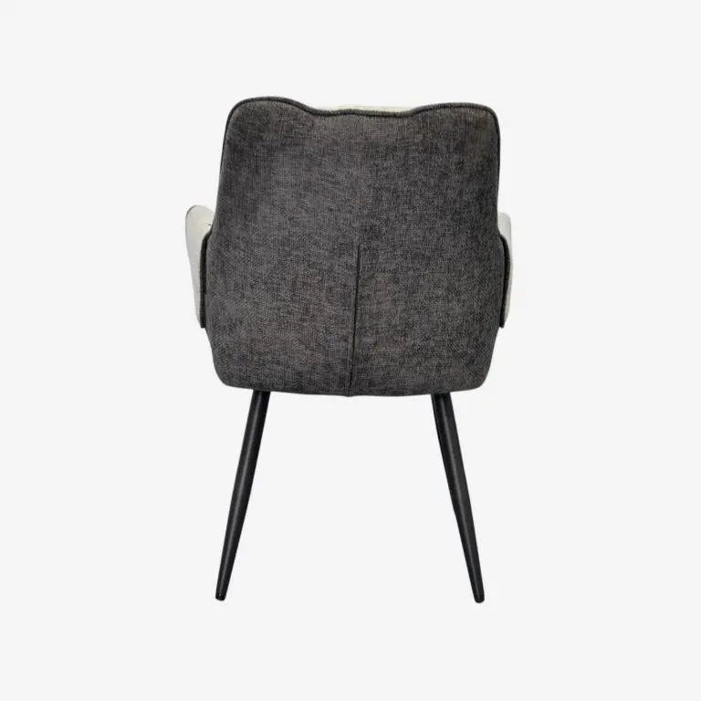 Стул Evelin QT-227B UF885-13/UF885-15 (Light Grey/Dark Grey) - 4