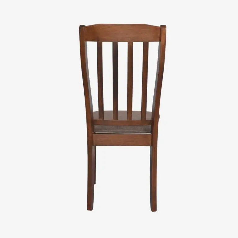 Scaun Evelin Wenyi Ekea-12 (Oak/Dark Brown) - 4