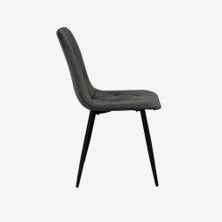 Scaun Evelin YTC-080B Bluvel-14 (Grey) Thumb