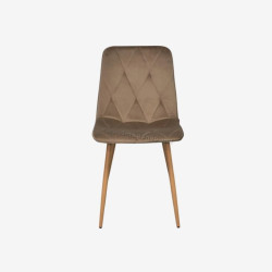 Стул Evelin YTC-080WO Bluvel-40 (Dark Beige)