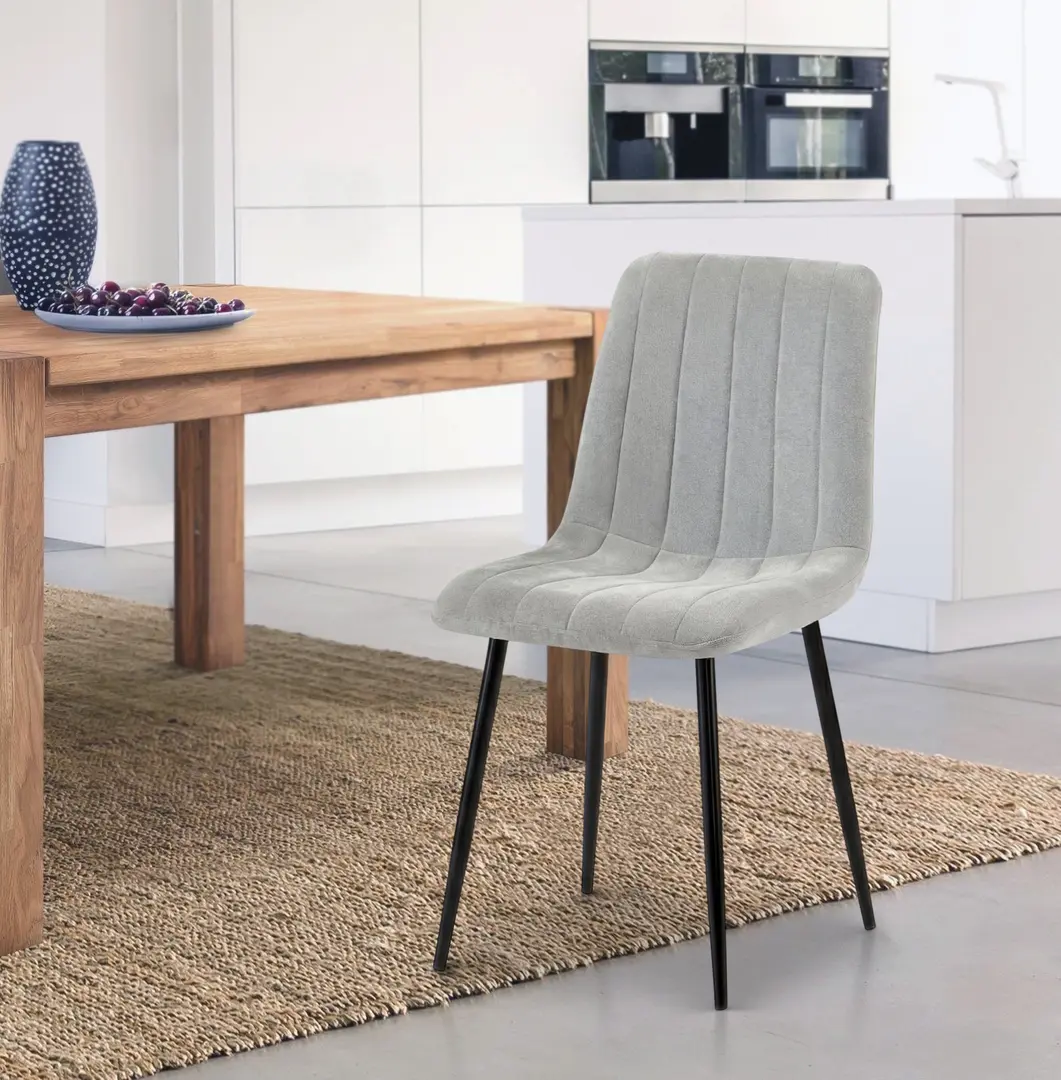 Scaun Fabrik Home Jet (Light Grey/Black)