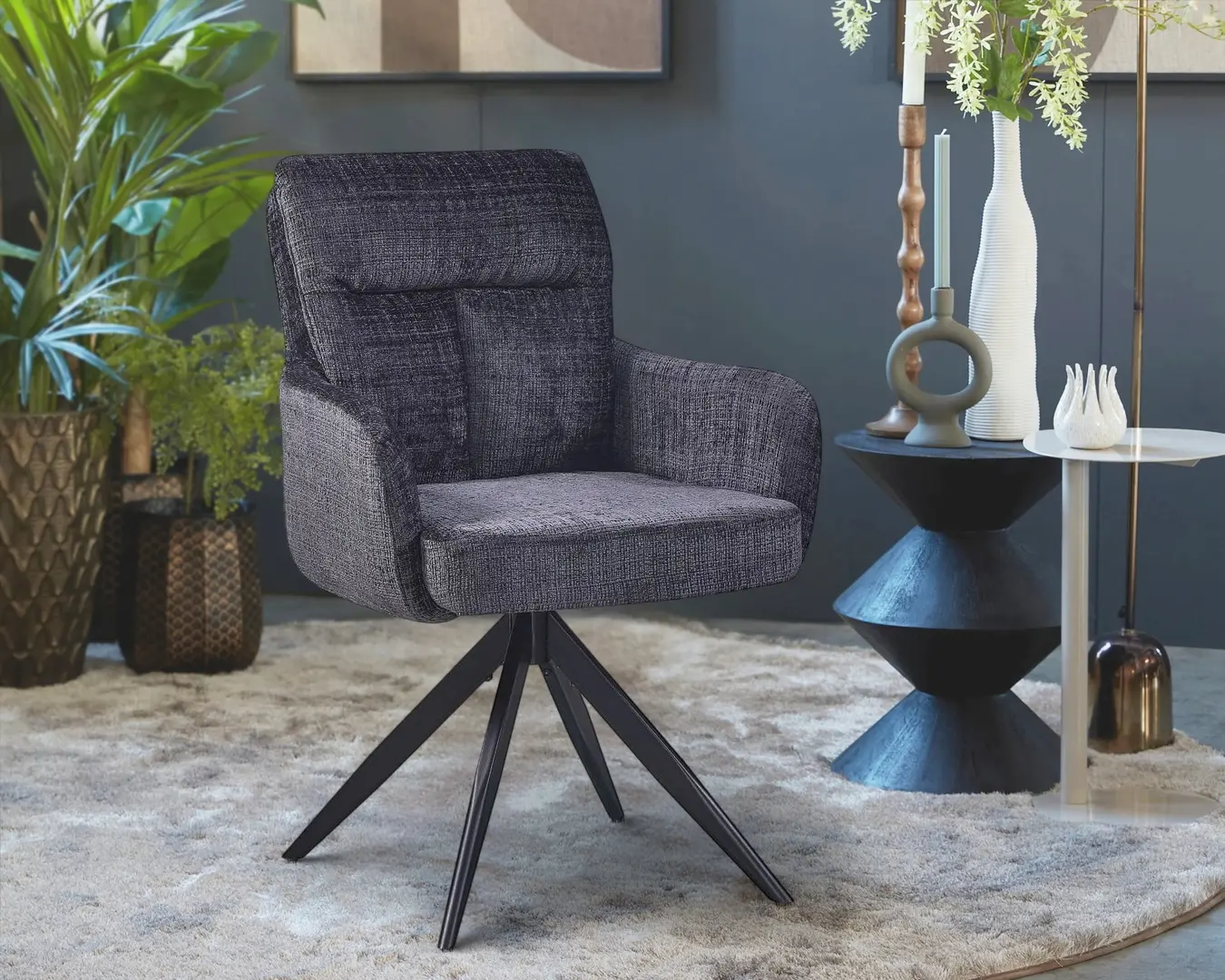Scaun Fabrik Home Leo (Dark Grey)