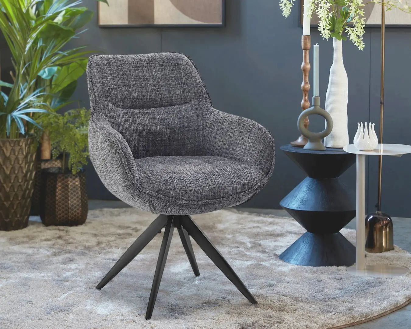 Scaun Fabrik Home Turin (Dark Grey)