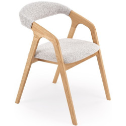 Scaun Halmar Bueno (Light Grey/Natural) Thumb